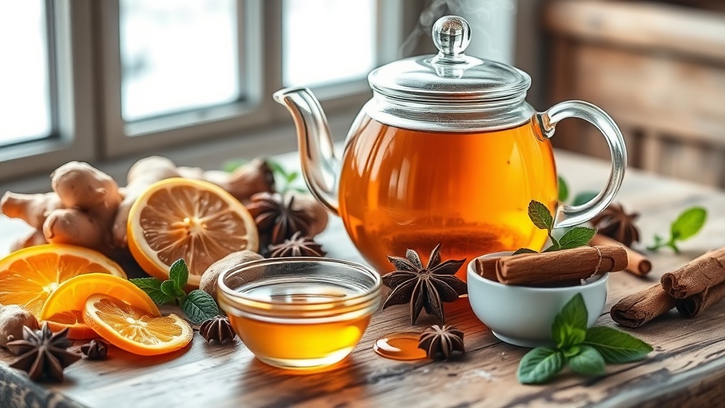 겨울철 건강 전통차 만들기