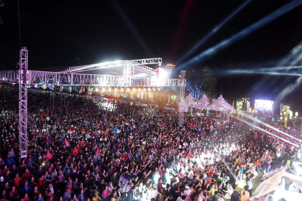 효문화뿌리축제 야경 사진2