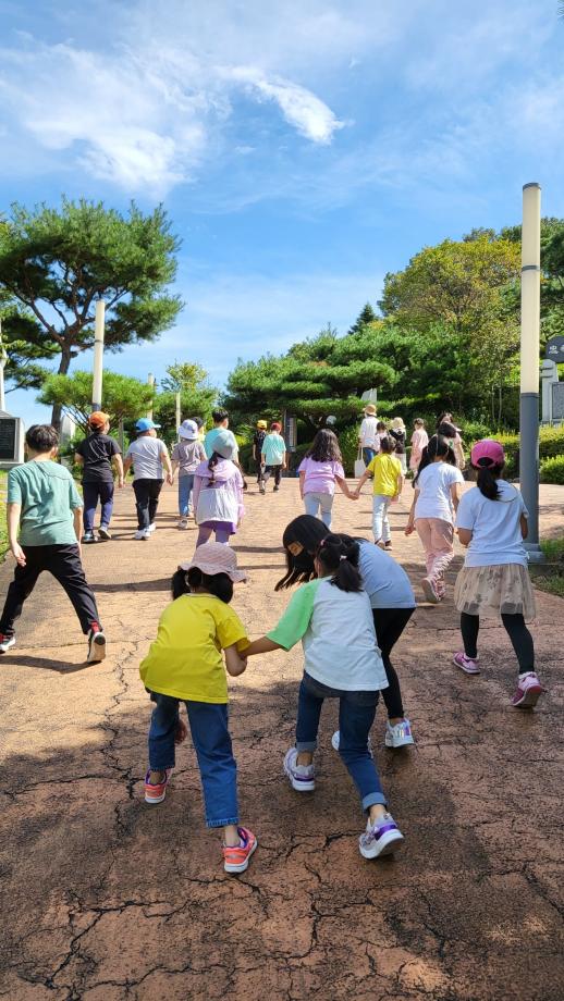 대전 송강초등학교 1학년 어린이 소풍 이미지