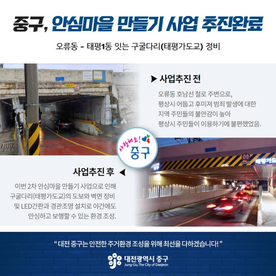 중구, 안심마을 만들기 사업 추진완료 !! 이미지