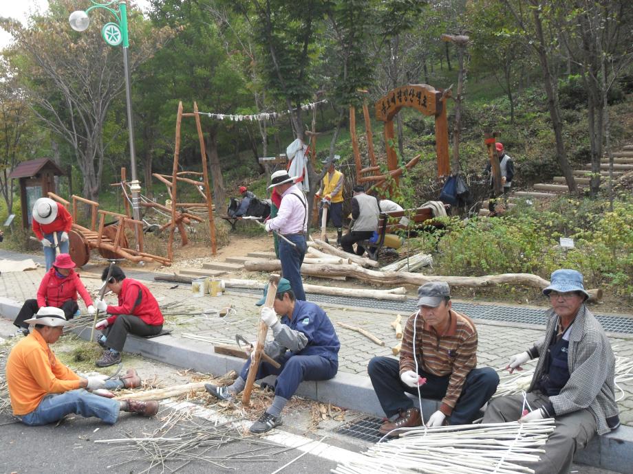 옛 민속자료재현 산책로 조성사업 이미지