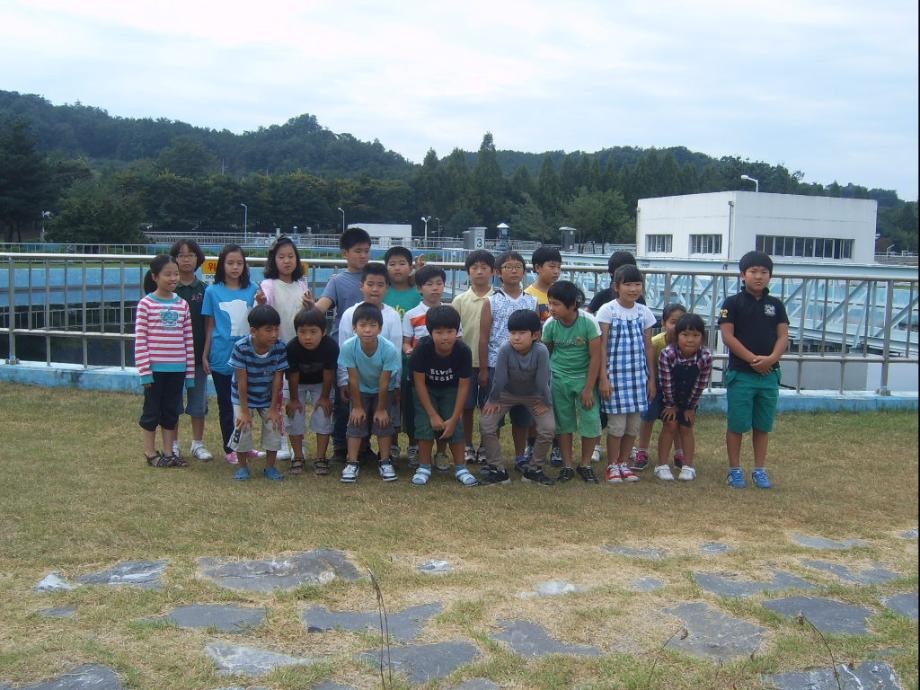 산서초등학교 환경기초시설견학 이미지