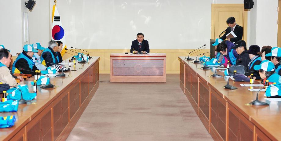 2012 실버청결도우미 사업 발대 및 안전교육 이미지
