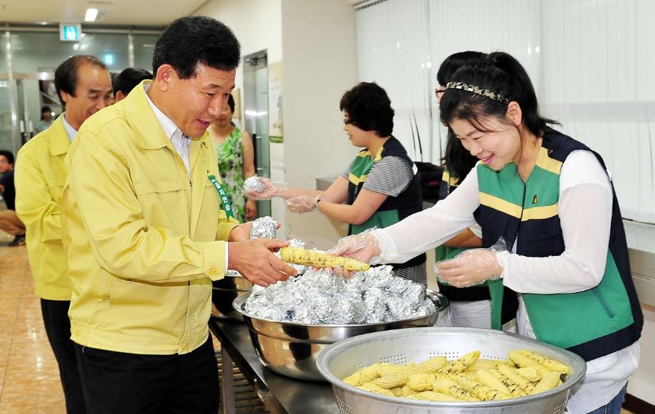 중구, 전시 비상급식 체험 가져 이미지