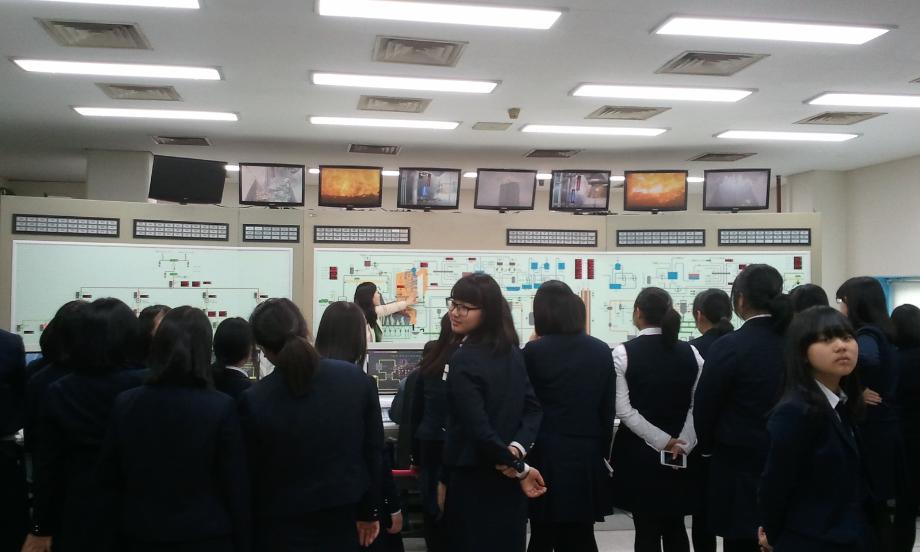 대전여자중학교 환경기초시설 견학 실시 이미지
