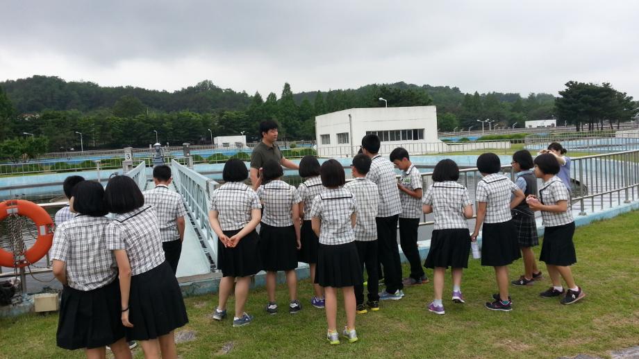 글꽃중학교 환경기초시설 견학 실시 이미지