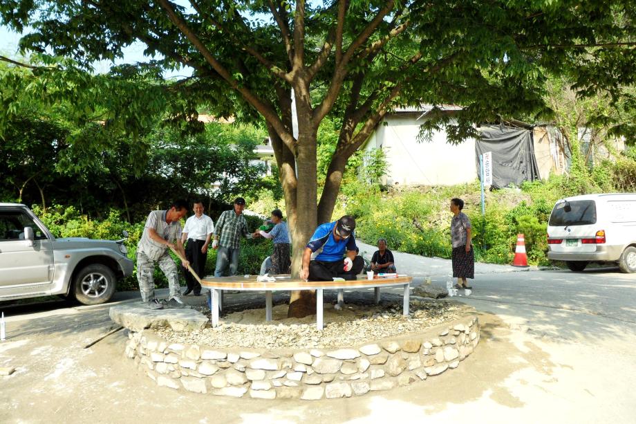 산성동 신봉마을 주민쉼터 조성 이미지