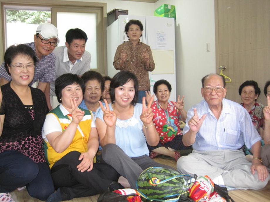 초복맞이 경로당 위문 이미지