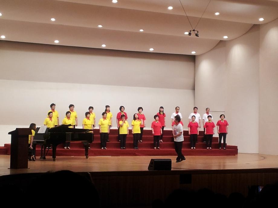 마을 합창단 사진 이미지