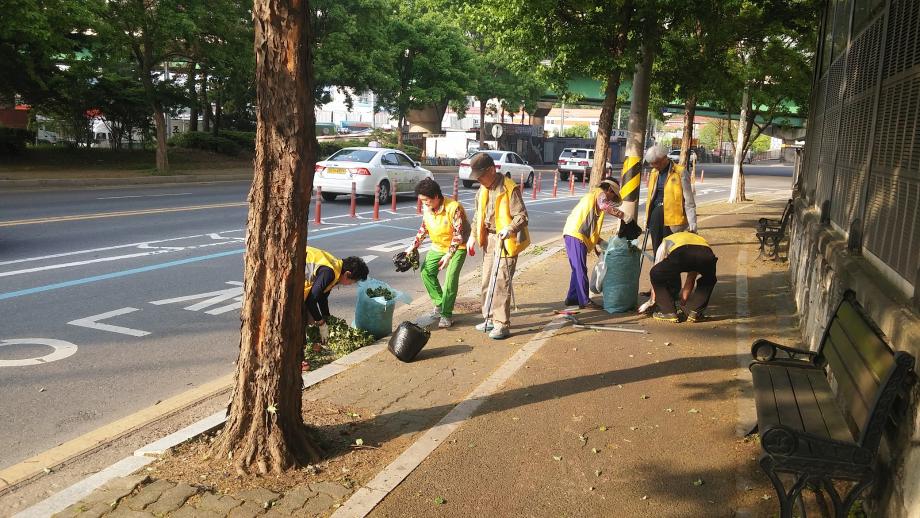 금호아파트경로당, 「살기 좋고 쾌적한 우리동네 가꾸기」 이미지