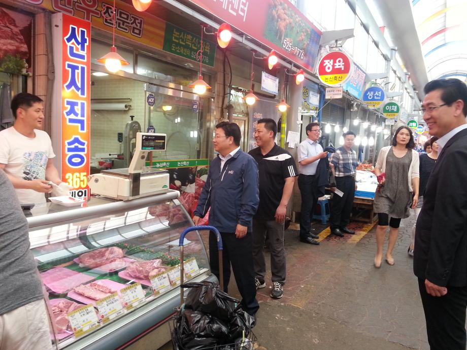 태평1동, 권선택 시장님 태평시장 격려 방문 이미지