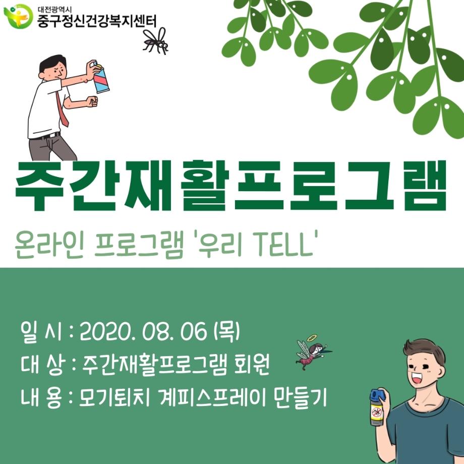 주간재활프로그램 - 천연모기퇴치제만들기 이미지