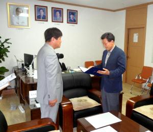 학력신장 우수학교 지원금 전달(한빛고등학교)