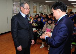 환경관리요원 정년퇴임식 및 직무안전교육
