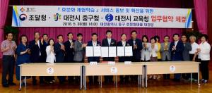 효문화 체험학습 서비스 홍보 및 확산을 위한 첩무협약 체결