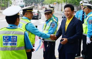 서대전초등학교주변 횡단보도 교통캠페인