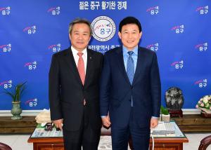 이기흥 대한체육회장 방문