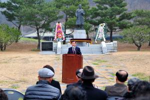 단재 신채호선생 탄신 131주년 기념 헌화식