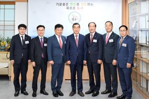 민주평통 5개구 협의회장 접견