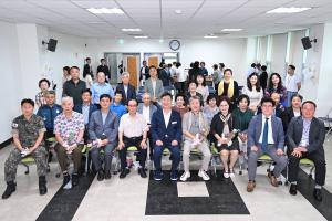 2024년 구민과의 대화(목동~산성동 기념촬영)