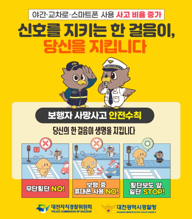보행자 사망사고 예방 안전수칙